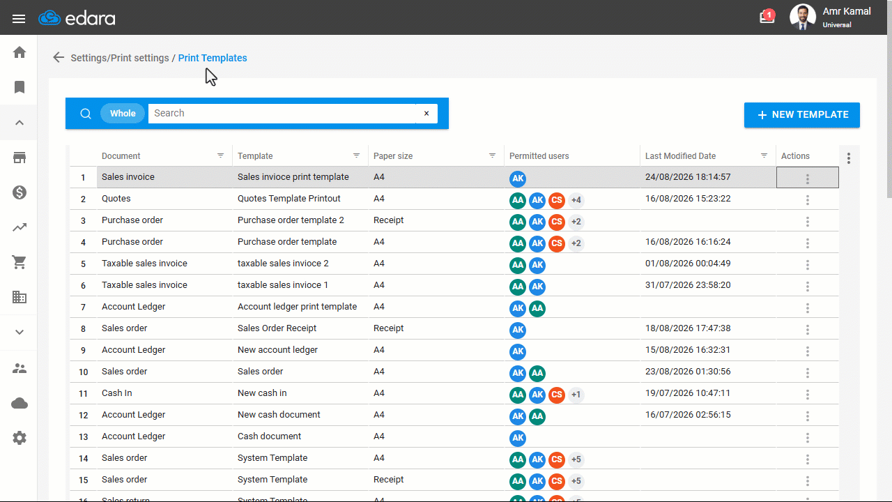 Displaying Customer Tags on Sales Invoice Prints — Click on “Save”.
