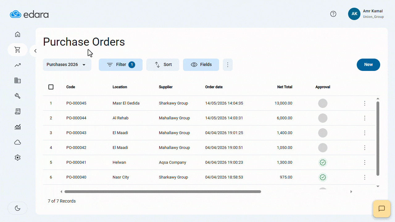 Controlling Table Views in “Edara 3.0” — You can also sort data within the table by clicking on “Sort”, then selecting the…