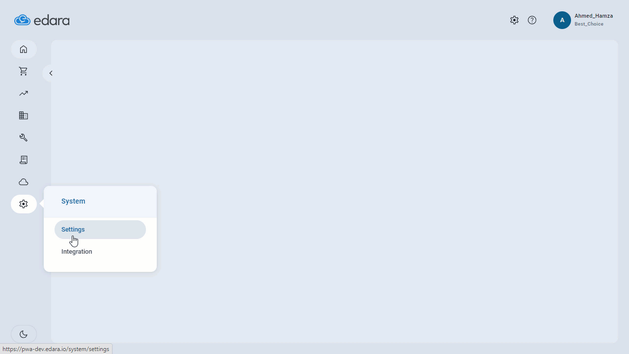 Setting Up the Approval Workflow for Purchase Orders — Click on "Purchase" from the side menu