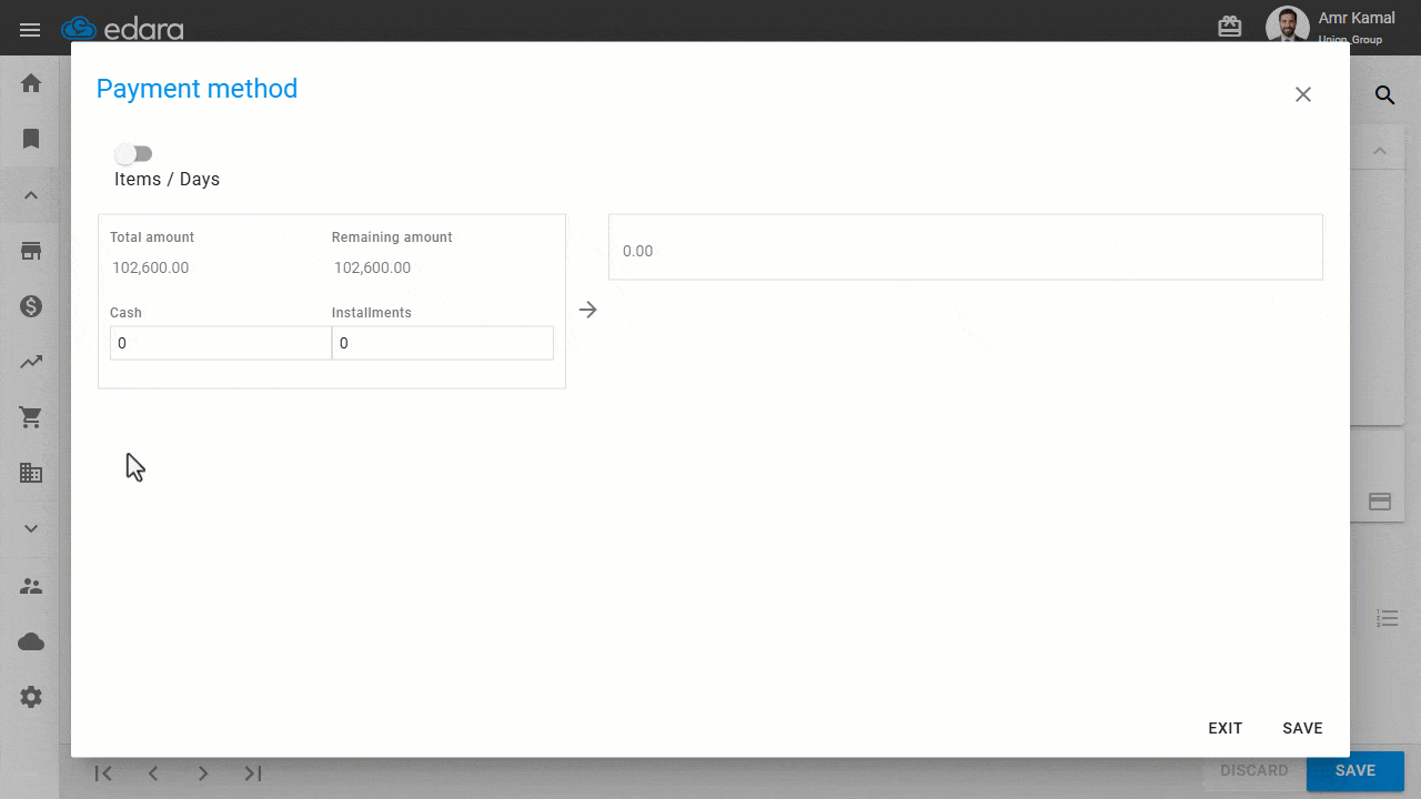 2- Installment Payment — Click on “Save”.