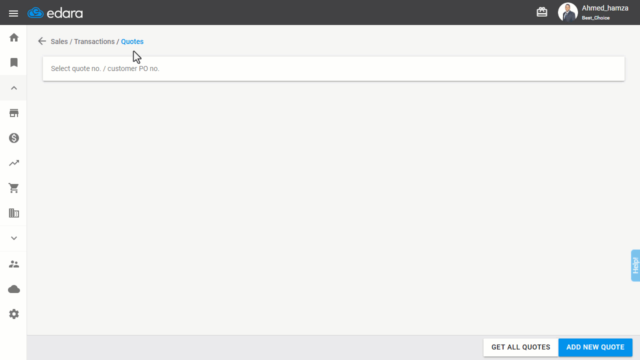 Converting a Quotation into a Sales Order — Press “Save”.