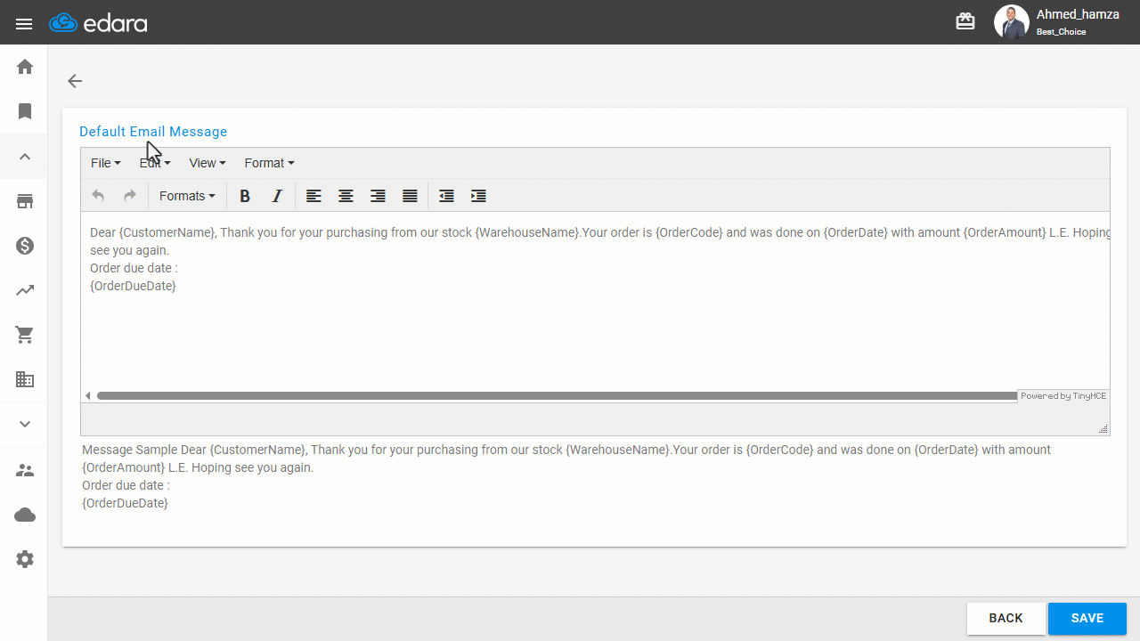 Sending a Sales Order via Email — The document will be sent to the customer’s email as a PDF attachment.