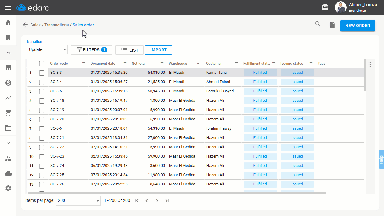 Bulk Issuing of Sales Orders — Click on “GOT IT”.