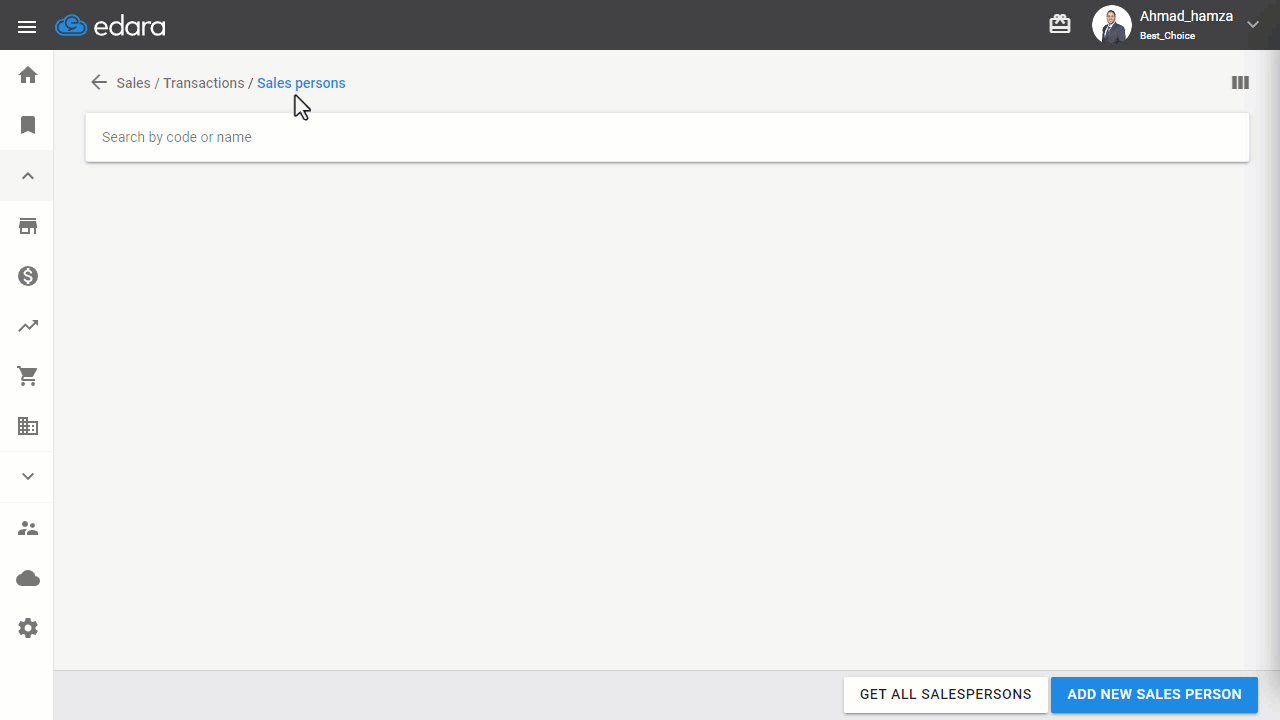 Granting Supervision Permission for Sales Persons — Click “Save.”