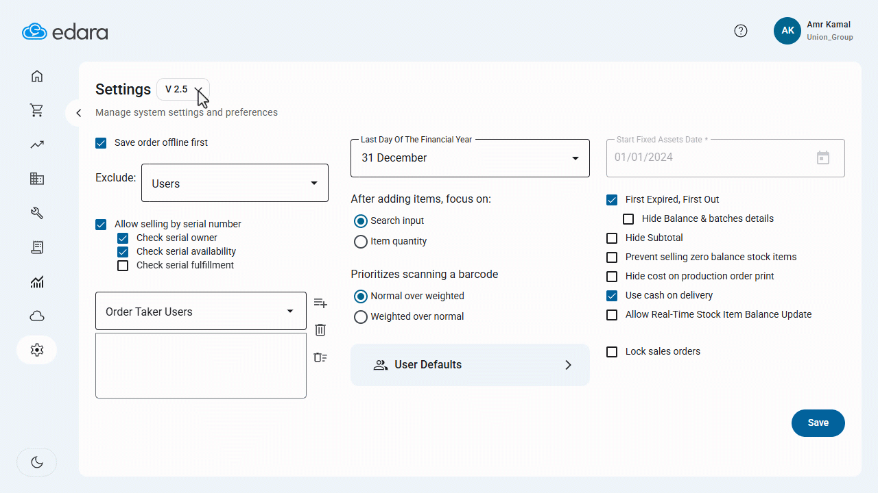Allowing Selling by Serial Number — Verify that the serial number data has been entered correctly, ensuring that the…