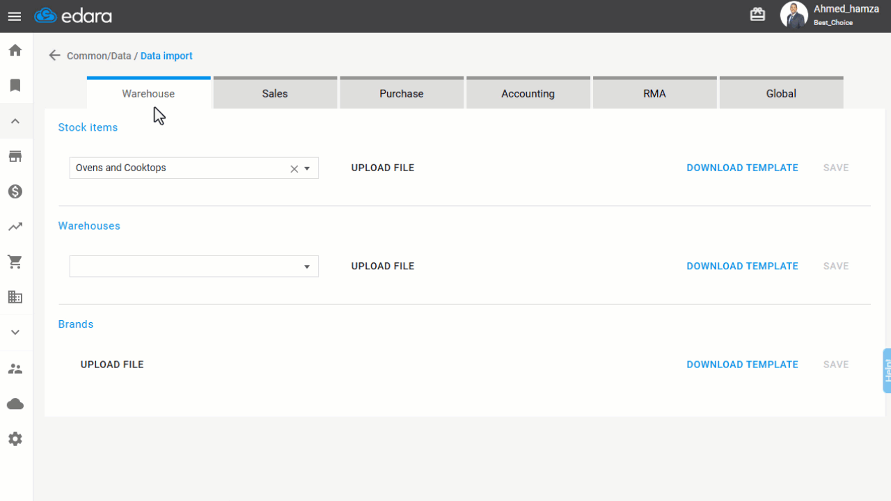 3- Complete the Import Process — Click on "Save".