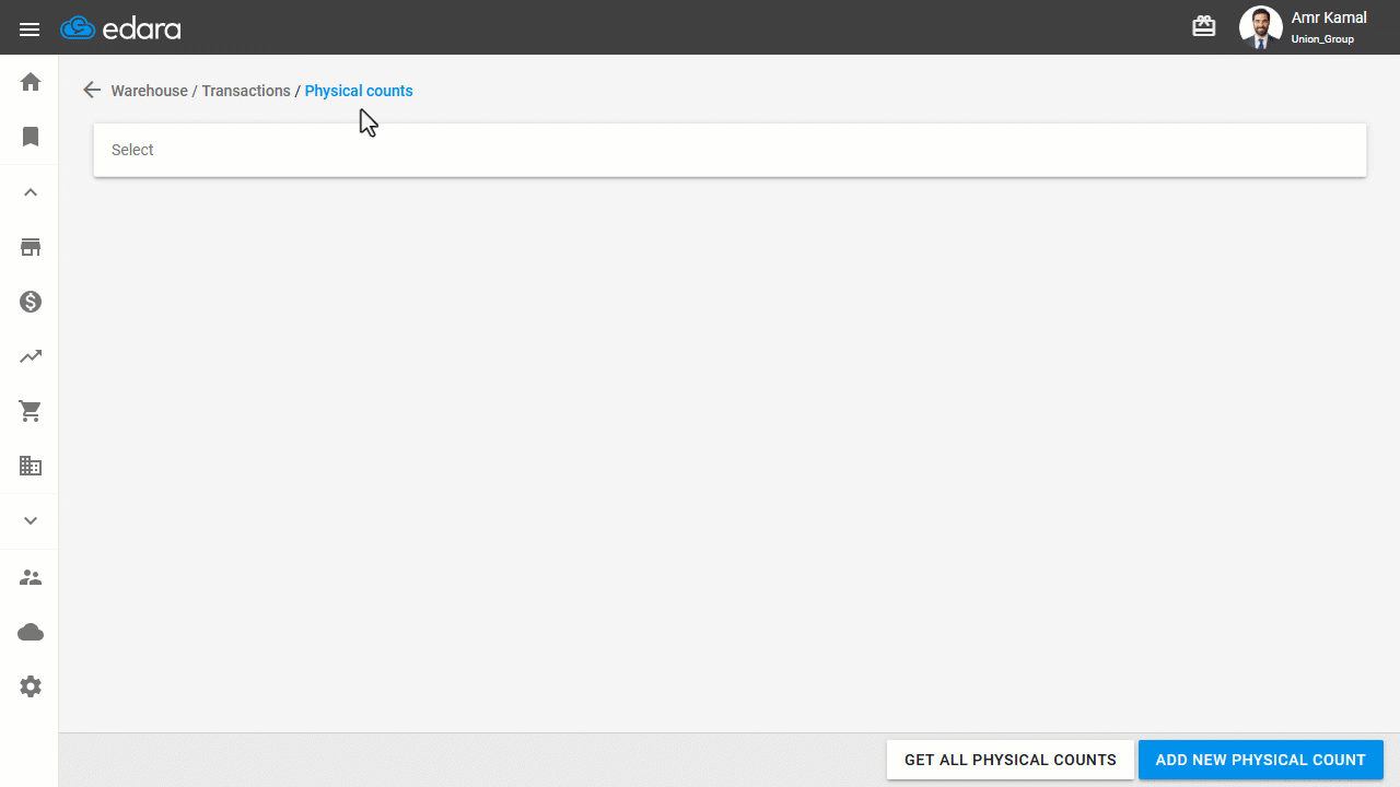 Third: Closing the Count Document and Calculating Differences — Click on “Close Count”.