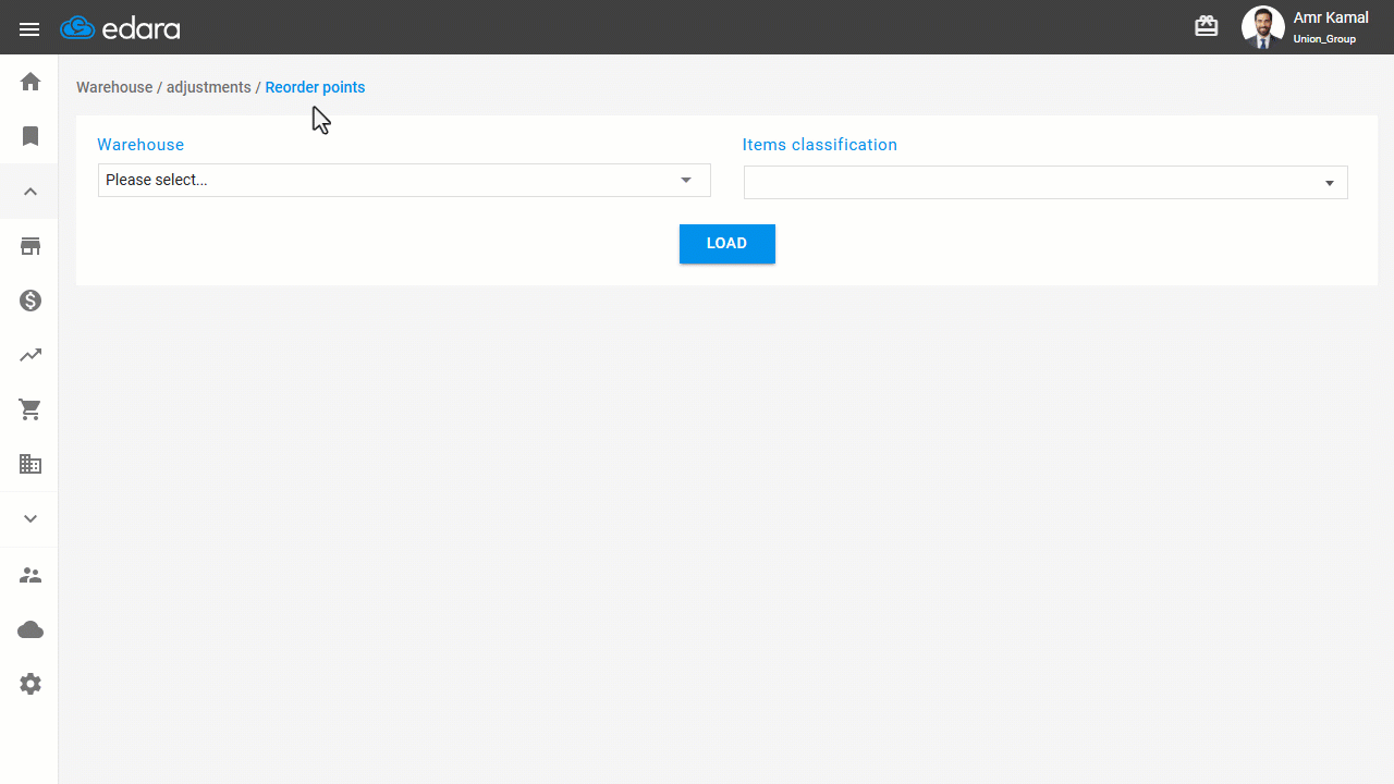 Setting a Reorder Point — Click on “Save”.