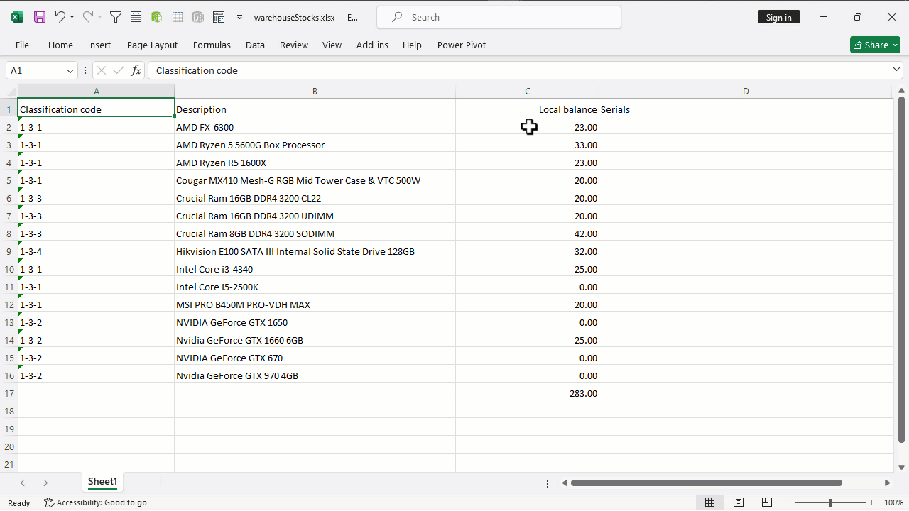 Step 1: Export the Excel File from “Edara” — Save the Excel file.