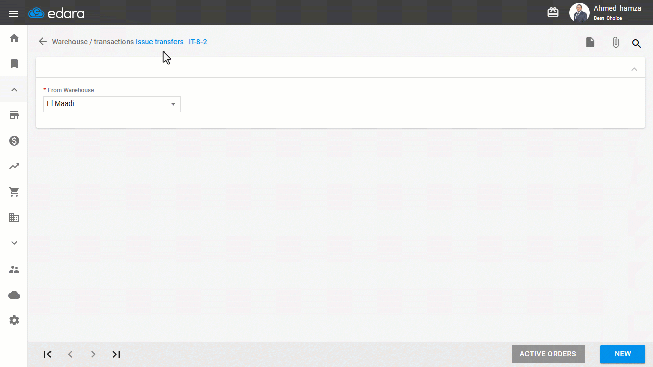 Releasing an Issue Transfer — Click on “Release”.
