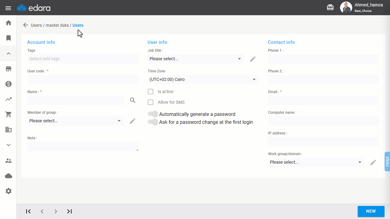 2- Adding an Already Existing User to a Group — Click on “Update”.